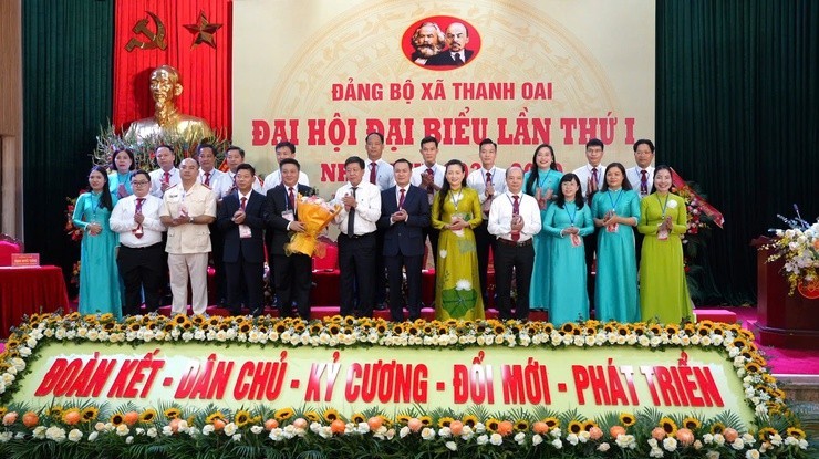 Đảng bộ xã Thanh Oai khơi dậy khát vọng, vững vàng bước vào kỷ nguyên mới