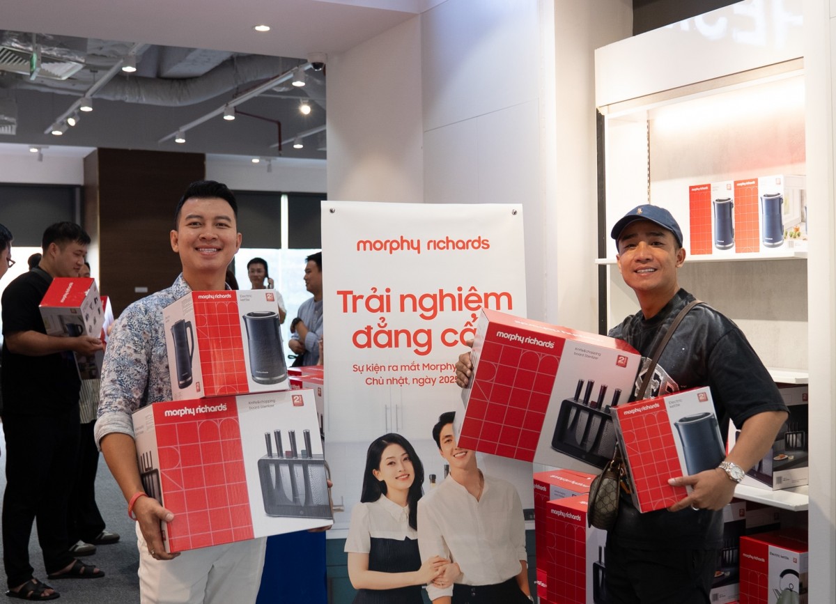 Morphy Richards - Thương hiệu gia dụng hàng đầu Vương quốc Anh chính thức ra mắt thị trường Việt Nam