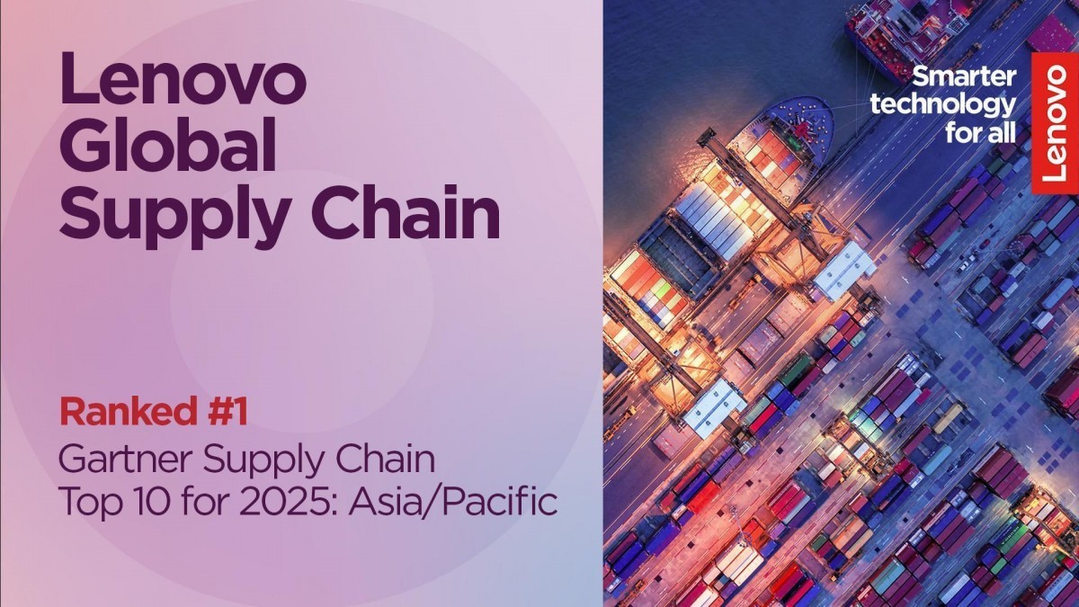 Lenovo lọt TOP 10 chuỗi cung ứng hàng đầu châu Á