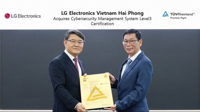 Nhà máy sản xuất linh kiện ô tô LG đạt chứng nhận hệ thống Quản lý an toàn an ninh mạng