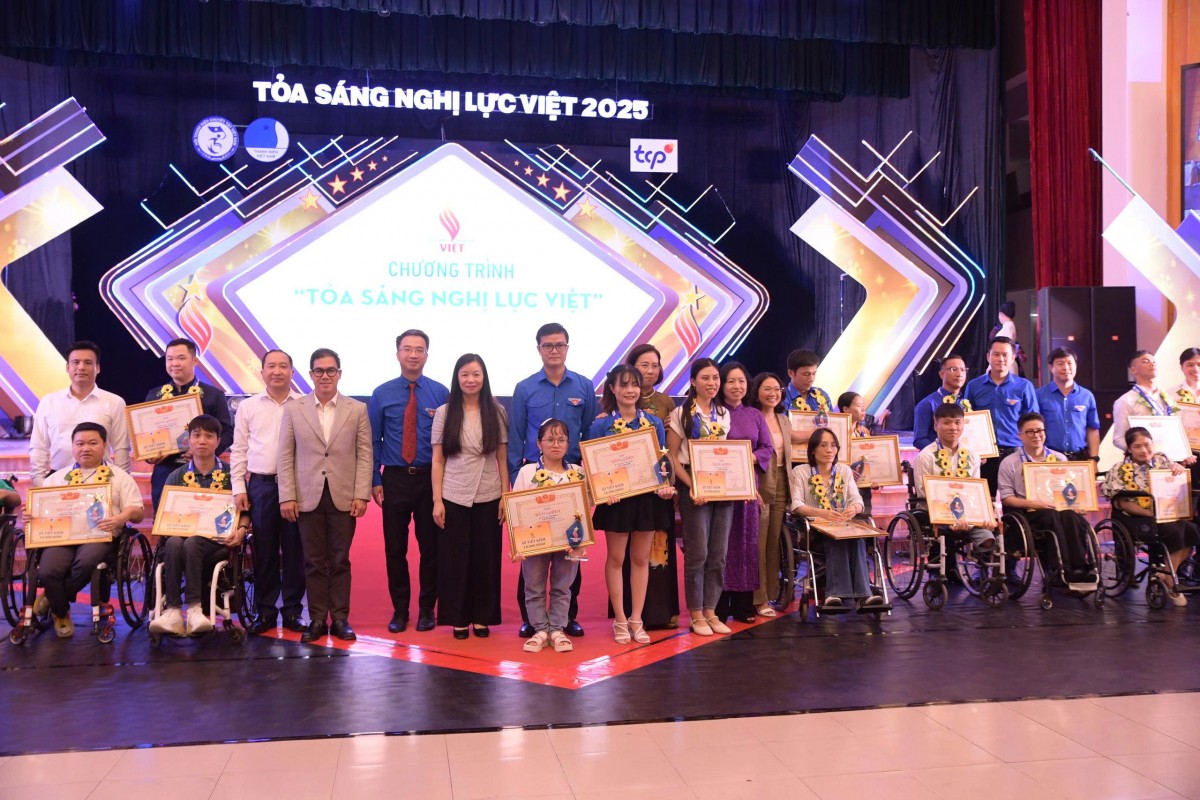 “Tỏa sáng Nghị lực Việt” 2025: Vinh danh 25 gương thanh niên khuyết tật tiêu biểu