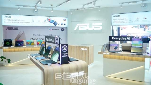 ASUS mở rộng mạng lưới cửa hàng trải nghiệm, thách thức thương mại điện tử