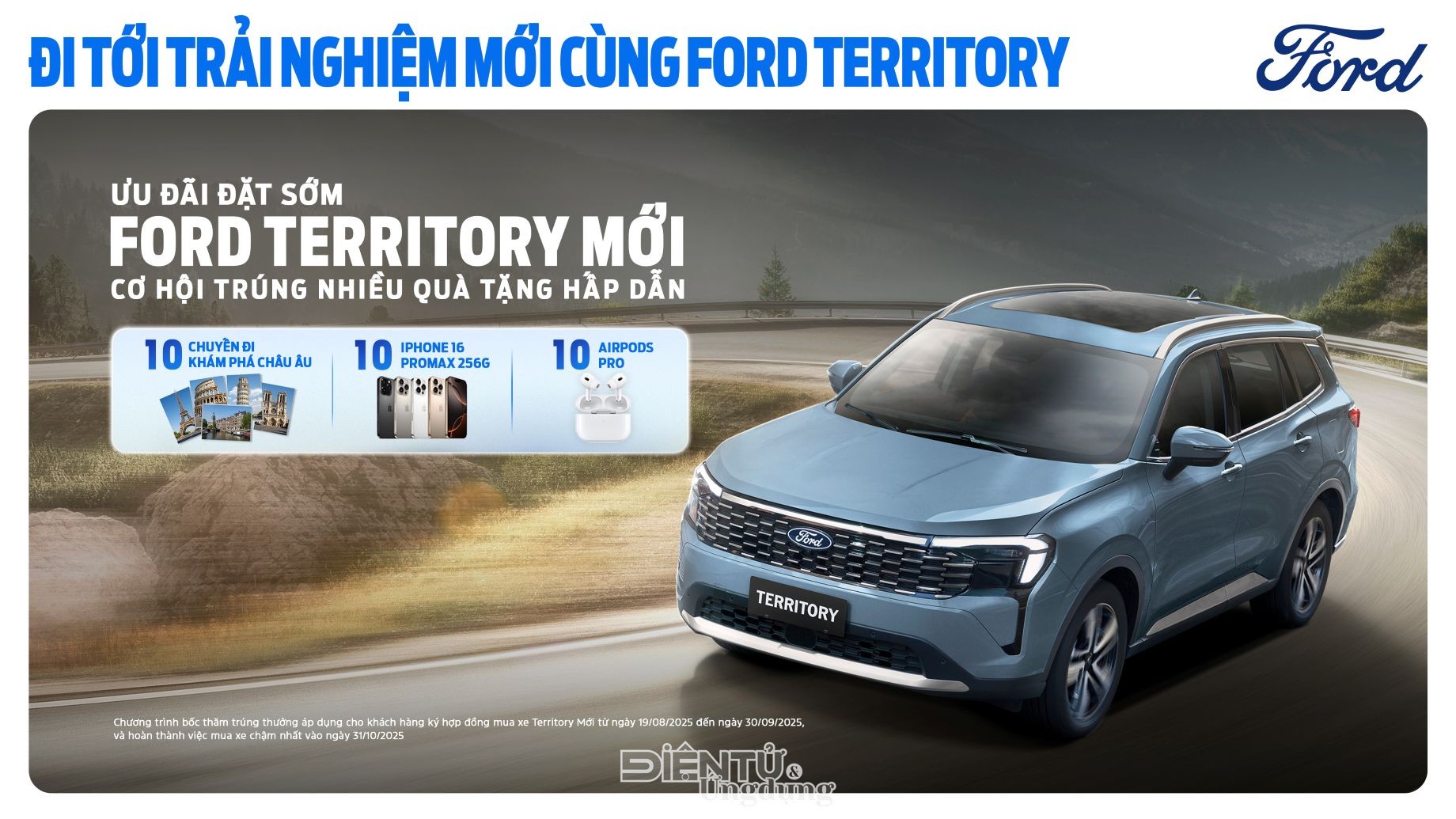 Ford mở bán sớm Territory Mới với nhiều ưu đãi hấp dẫn