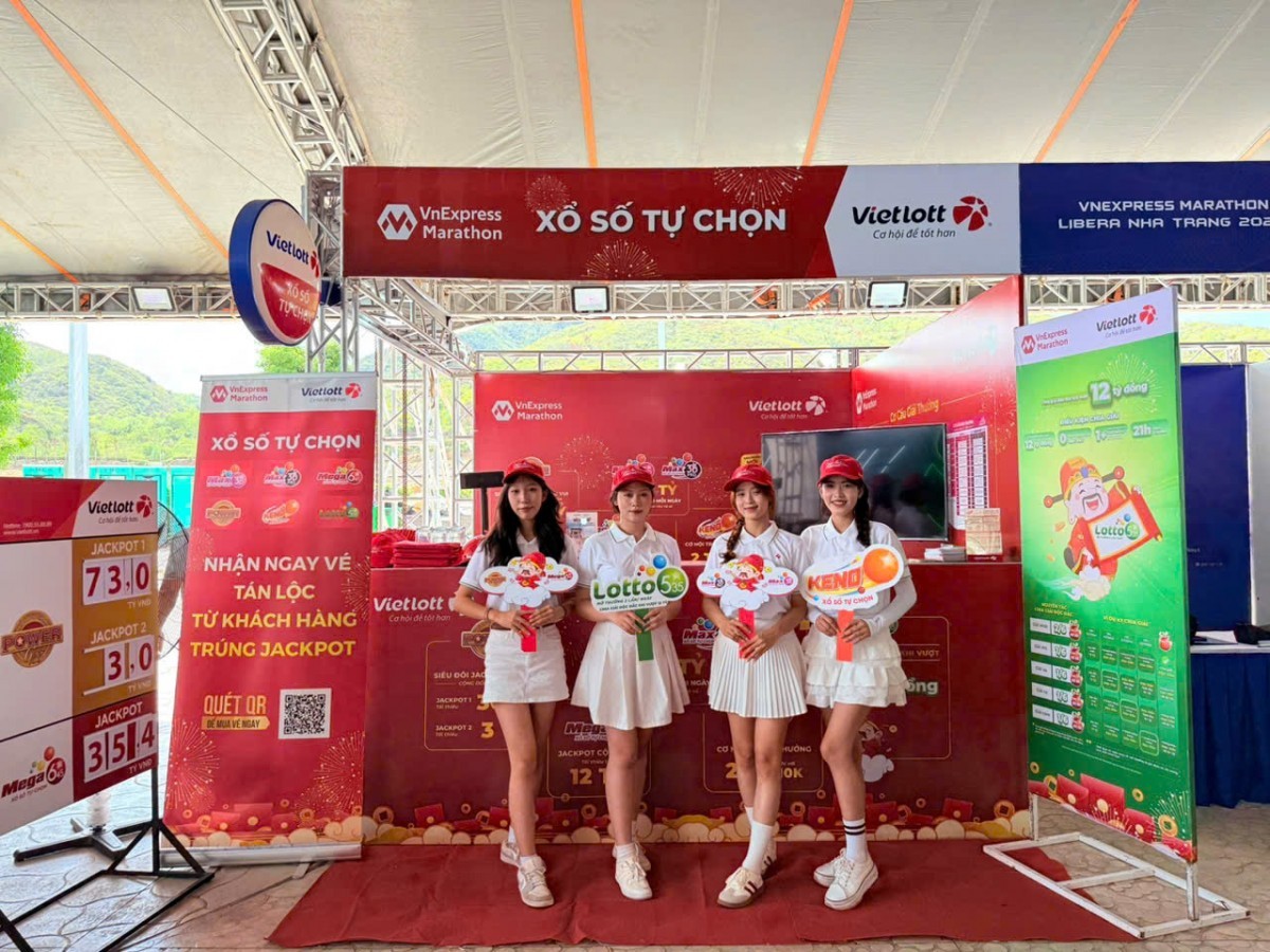 Vietlott đồng hành cùng giải VnExpress Marathon Libera Nha Trang 2025