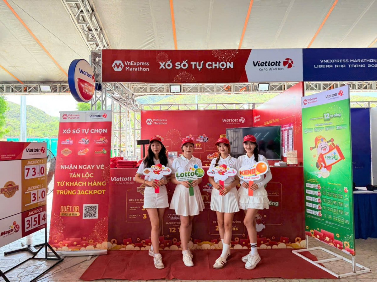 Vietlott đồng hành cùng giải VnExpress Marathon Libera Nha Trang 2025