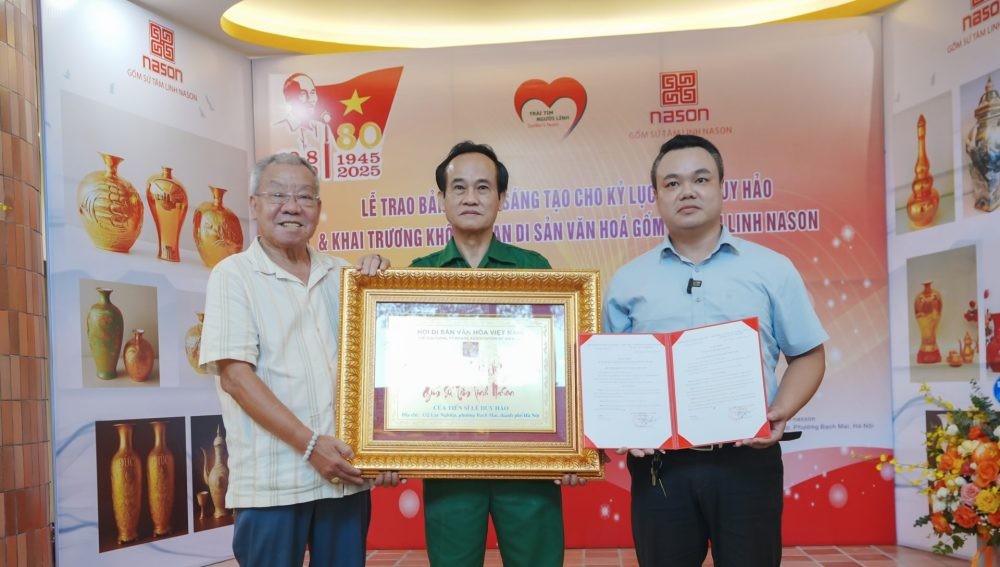 Ra mắt không gian văn hóa di sản gốm sứ tâm linh Nason