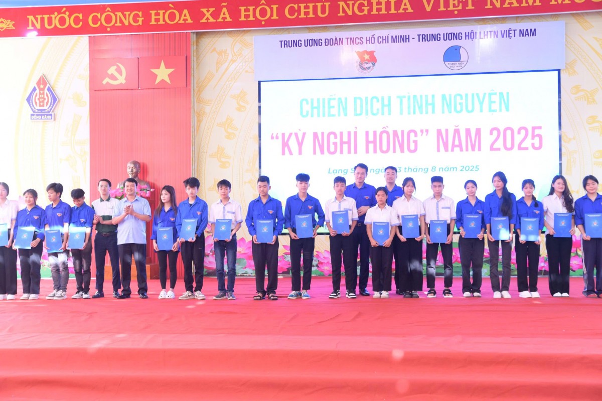 Trung ương Đoàn Phát động Chiến dịch tình nguyện Kỳ nghỉ hồng 2025