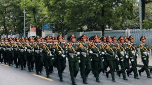 Nhìn lại khoảnh khắc Khối đứng A80 di chuyển trước Lễ Sơ duyệt 27/8