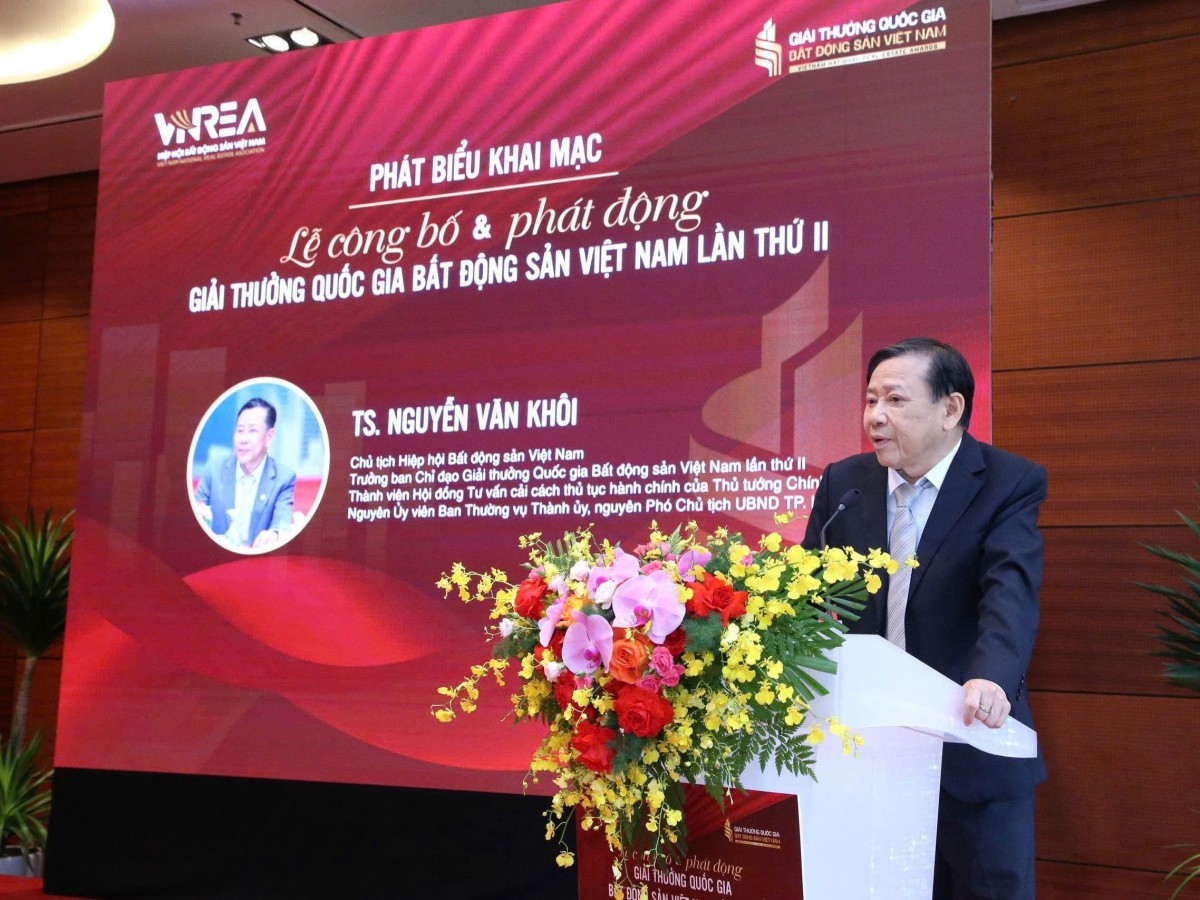 Phát động Giải thưởng Quốc gia Bất động sản Việt Nam lần thứ II Phát động Giải thưởng Quốc gia Bất động sản Việt Nam lần thứ II
