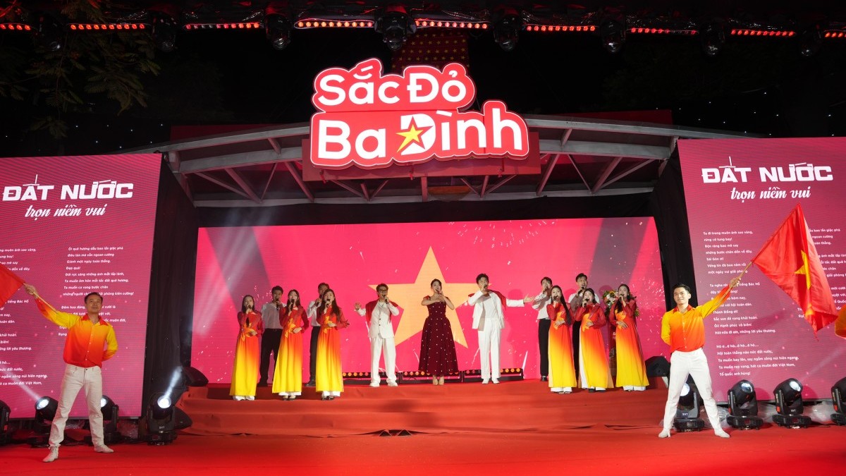 Đảo ngọc Ngũ Xã rực rỡ cờ đỏ sao vàng, đón chào