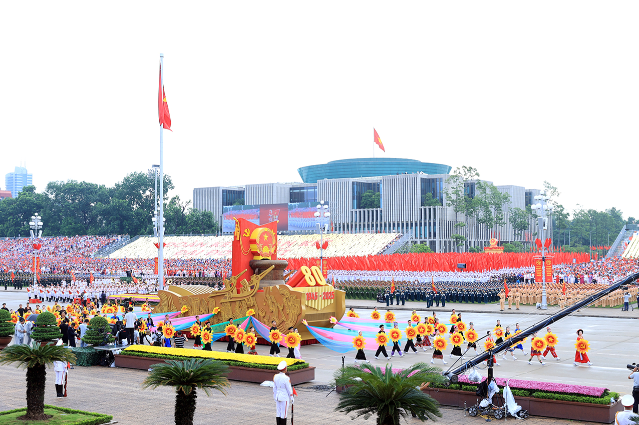 TỔNG THUẬT: Lễ Tổng duyệt chương trình diễu binh, diễu hành kỷ niệm 80 năm Quốc khánh 2/9- Ảnh 5.