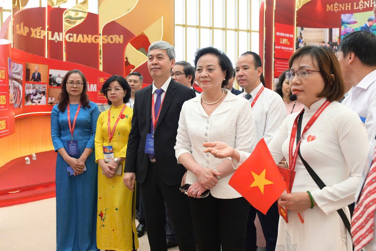 Ấn tượng không gian trưng bày Bộ Nội vụ tại Triển lãm thành tựu đất nước