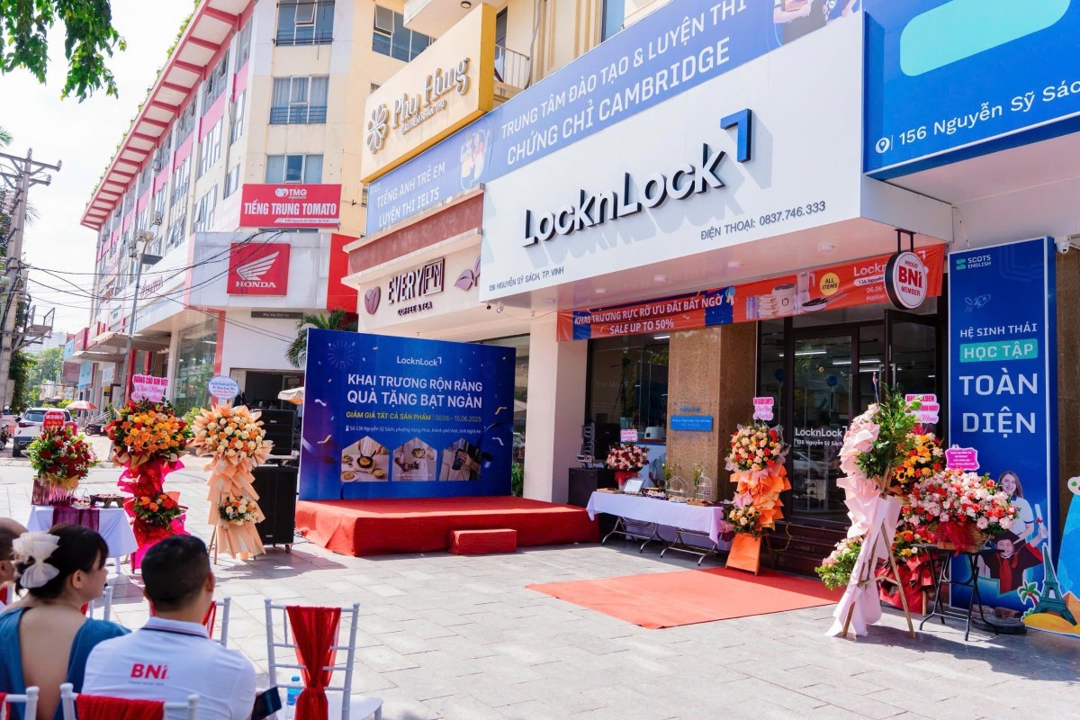 LocknLock mở rộng nhượng quyền, cơ hội đầu tư linh hoạt tại Việt Nam