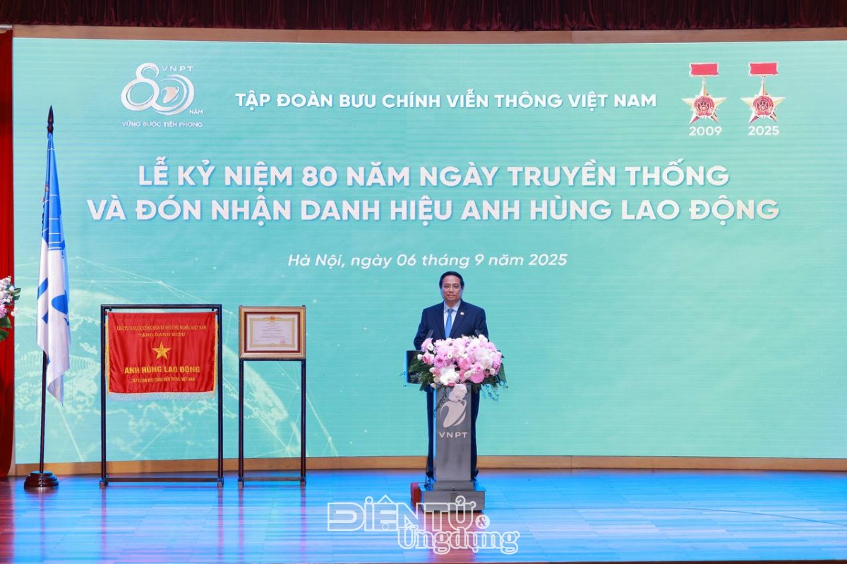 Tập đoàn VNPT đón nhận danh hiệu Anh hùng lao động