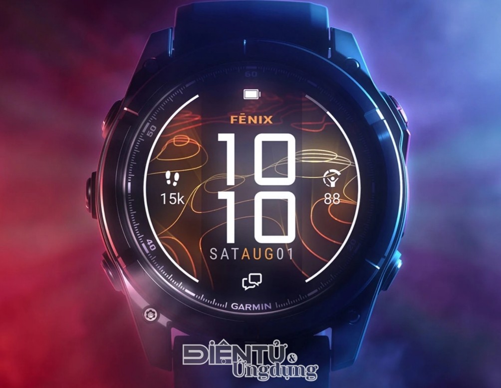 Garmin đánh dấu chuẩn mực hiển thị mới trên thị trường smartwatch