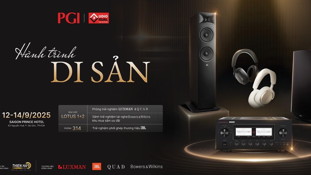 PGI trình diễn bộ sản phẩm LUXMAN Black Edition CENTENNIAL