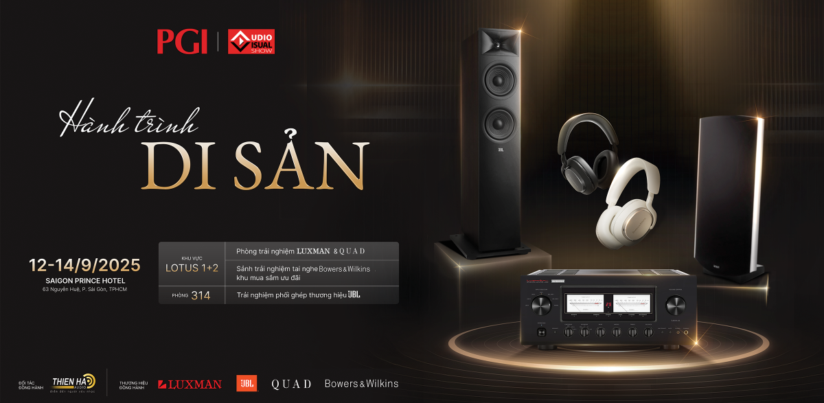 PGI trình diễn bộ sản phẩm LUXMAN Black Edition CENTENNIAL