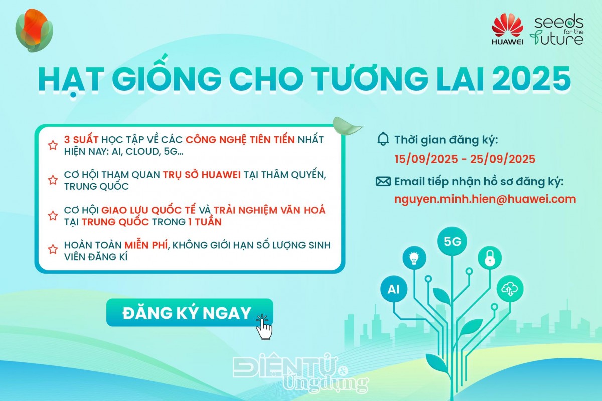 Huawei Việt Nam khởi động chương trình “Hạt giống cho Tương lai” mùa thứ 10