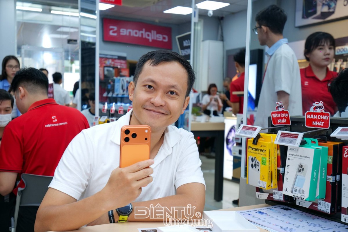 CellphoneS mở bán iPhone 17 và iPhone Air cho hơn 20.000 khách đặt trước