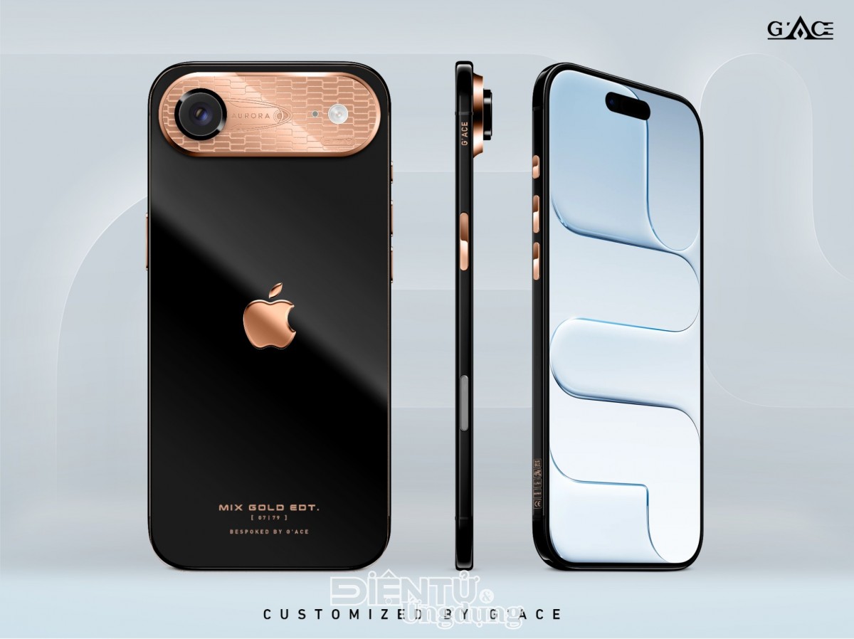 iPhone Air và iPhone 17 Pro Max mạ vàng