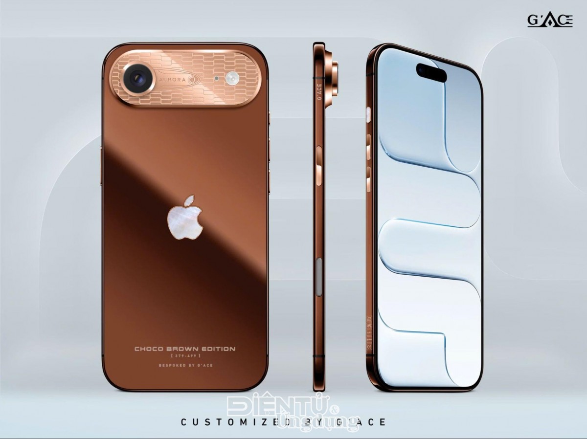iPhone Air và iPhone 17 Pro Max mạ vàng
