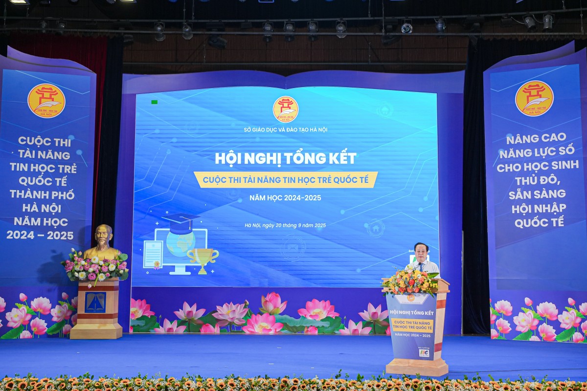 Cuộc thi Tài năng Tin học trẻ Quốc tế 2025 vinh danh 223 học sinh xuất sắc