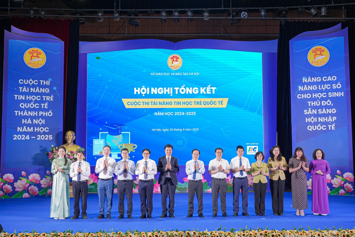 Cuộc thi Tài năng Tin học trẻ Quốc tế 2025 vinh danh 223 học sinh xuất sắc