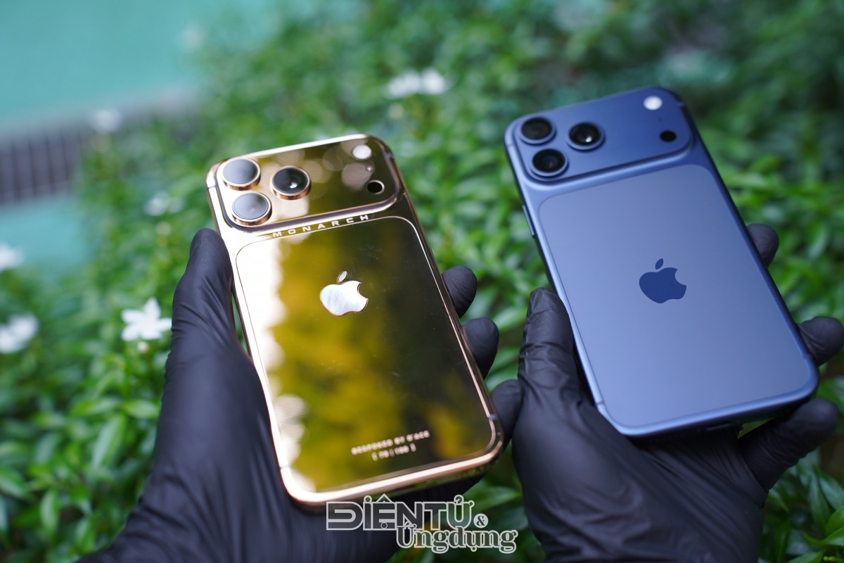 iPhone 17 Pro Max “MONARCH” mạ vàng