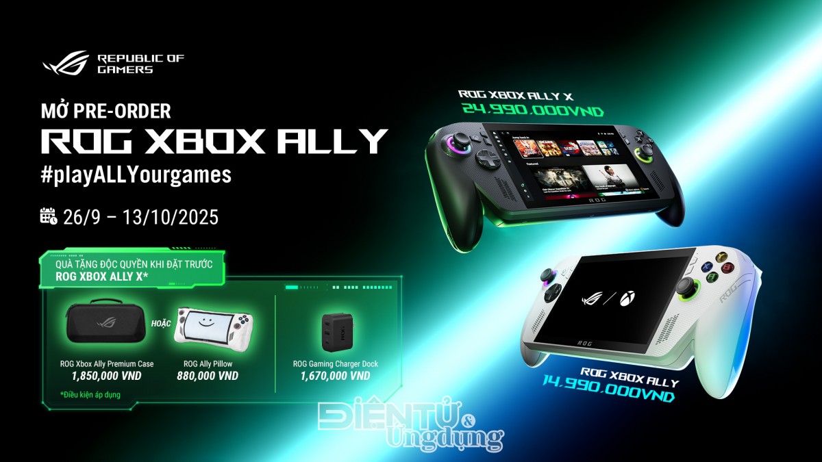 Bộ đôi ROG Xbox Ally và ROG Xbox Ally X chính thức mở đặt trước tại Việt Nam