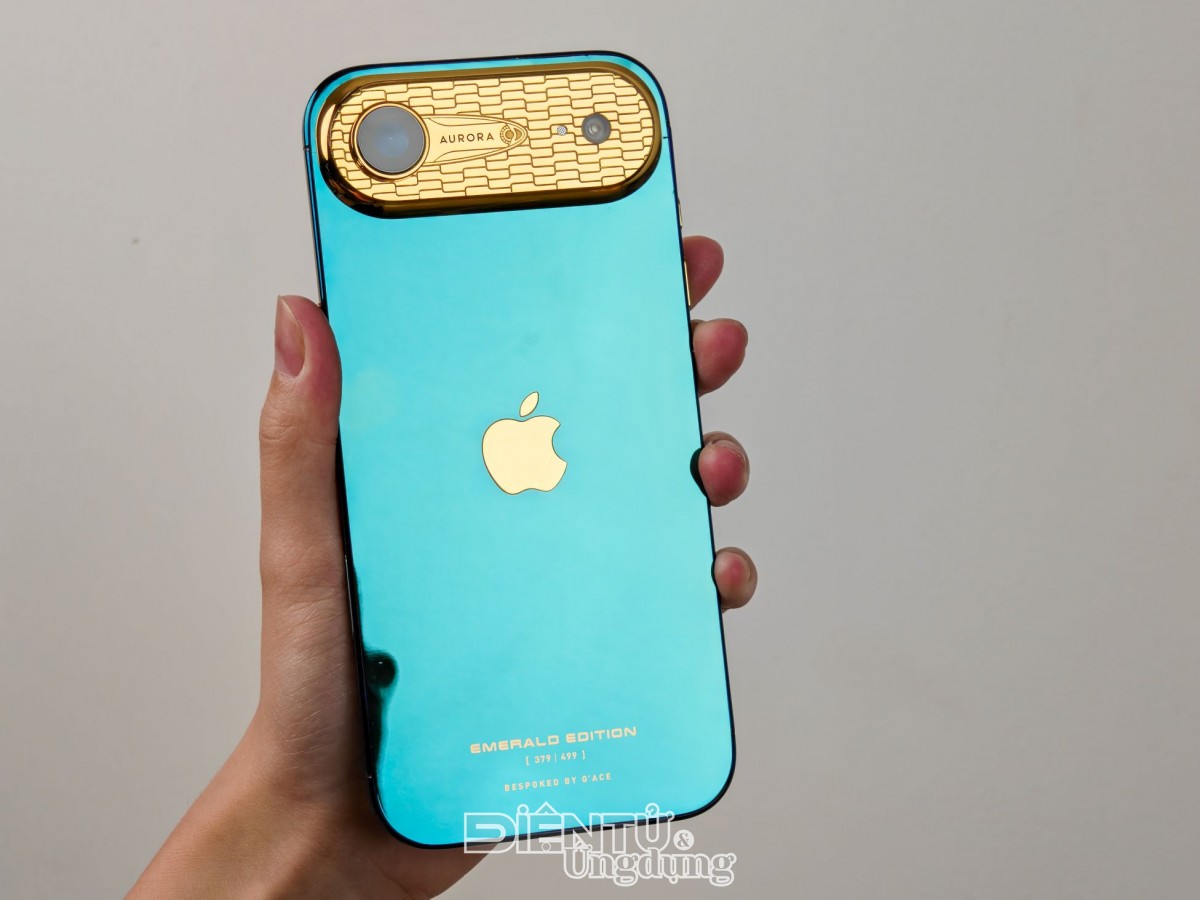 Chiếc iPhone Air Aurora xanh ngọc lục bảo độc bản đầu tiên trên thế giới được chế tác như thế nào?