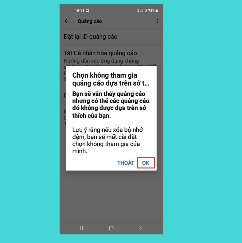 Hướng dẫn tắt quảng cáo, tăng cường bảo mật trên điện thoại Samsung