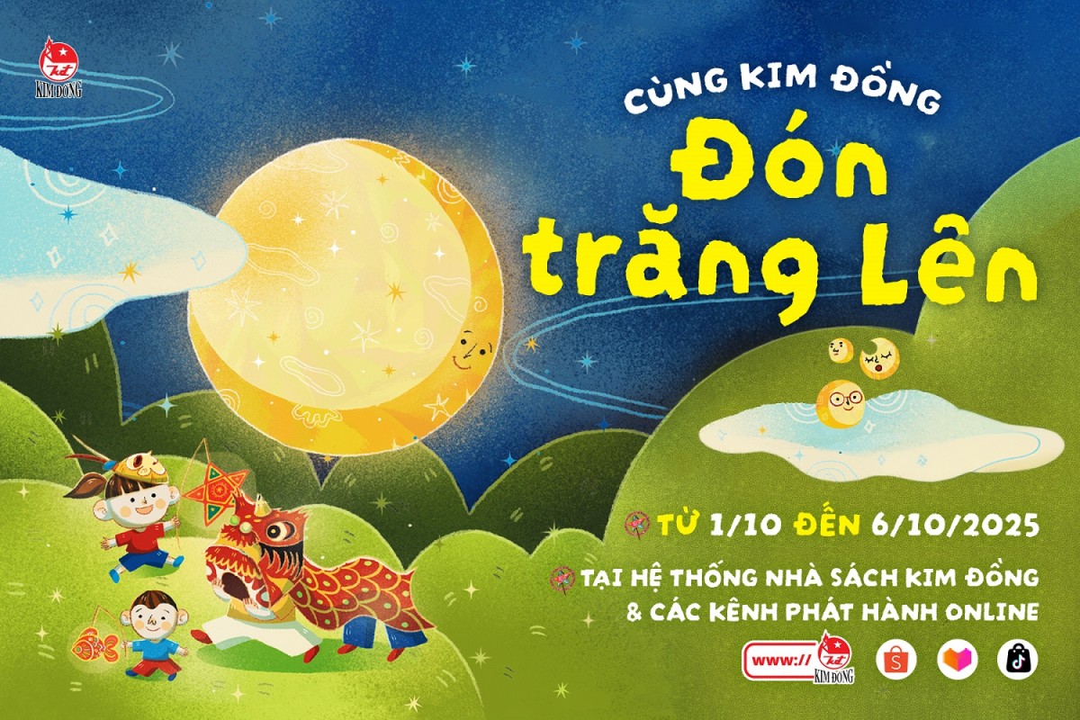 Nhà xuất bản Kim Đồng ra mắt nhiều sách mới chào đón Trung thu 2025
