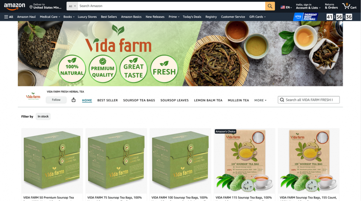 Trà thảo mộc Việt Vida Farm gặt hái thành công từ thương mại điện tử