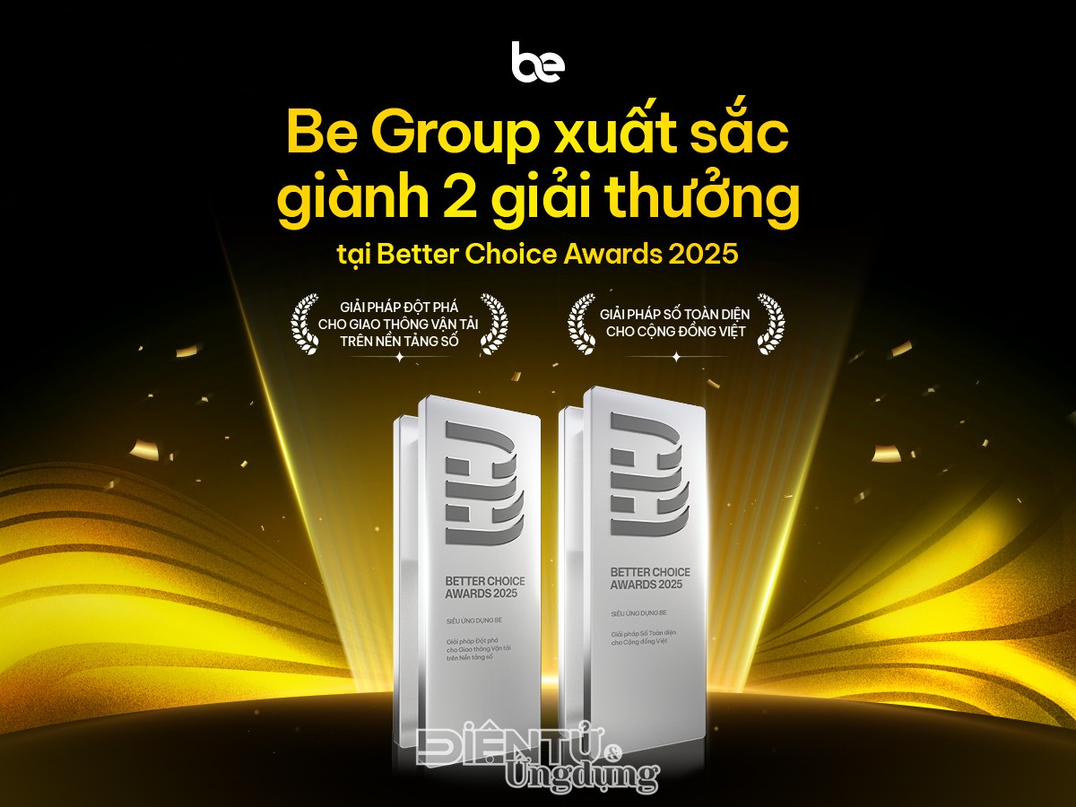 Be Group giành chiến thắng kép tại Better Choice Awards 2025 Be Group giành chiến thắng kép tại Better Choice Awards 2025