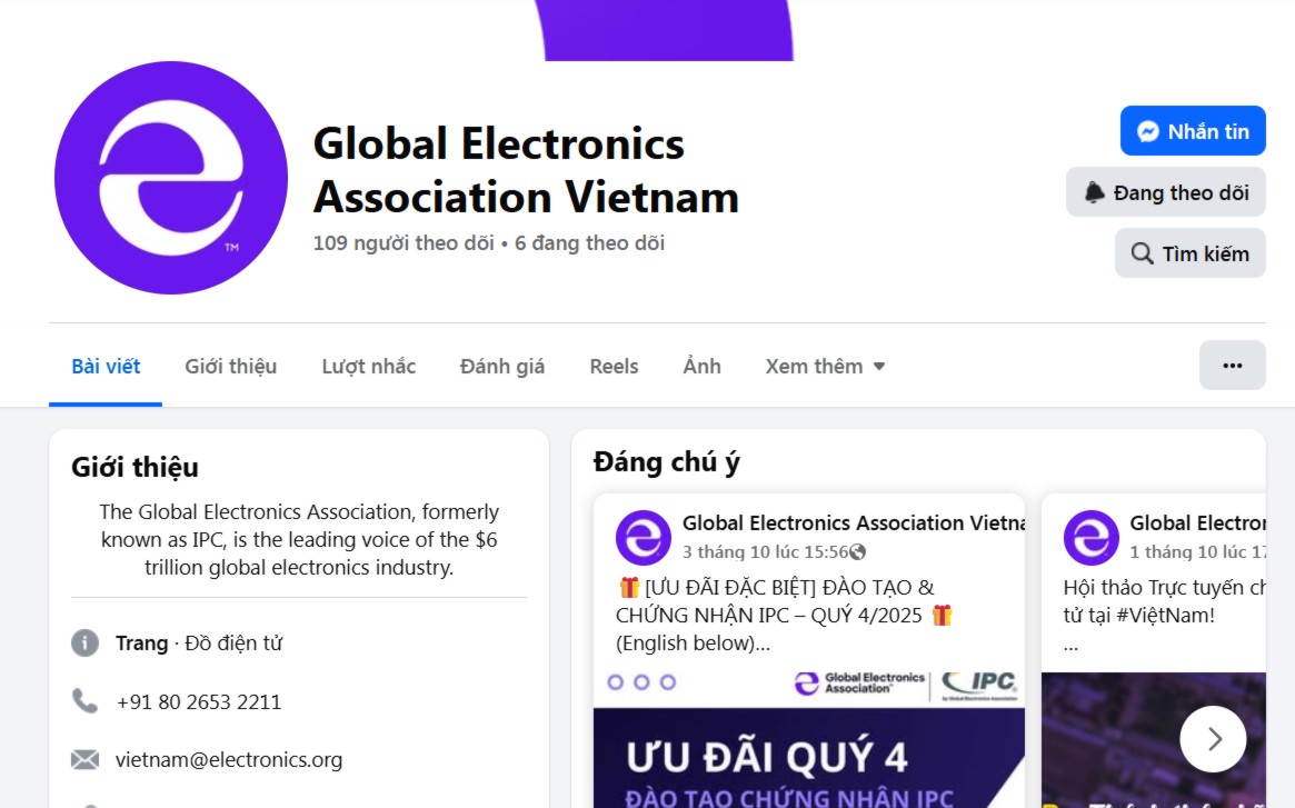 Hiệp hội Điện tử Toàn cầu tổ chức hội thảo kỹ thuật PCB tại Việt Nam