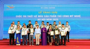 Hà Nội vinh danh 90 sản phẩm xuất sắc trong Cuộc thi thiết kế mẫu sản phẩm thủ công mỹ nghệ 2025