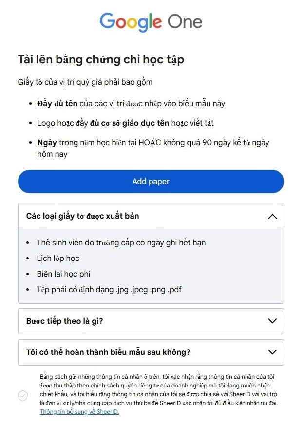 Hướng dẫn đăng ký Google Gemini Pro và 2TB lưu trữ miễn phí dành cho sinh viên Hướng dẫn đăng ký Google Gemini Pro và 2TB lưu trữ miễn phí dành cho sinh viên