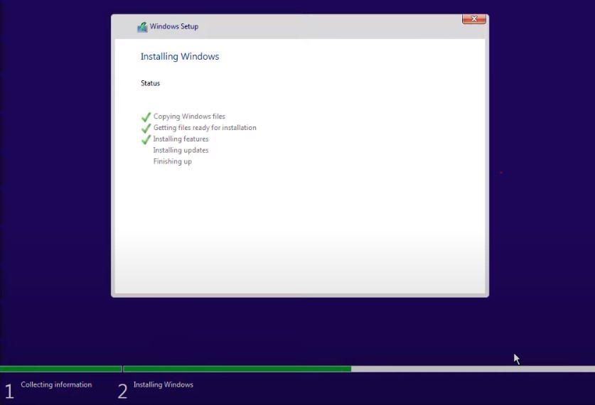 Windows 11 Installing
