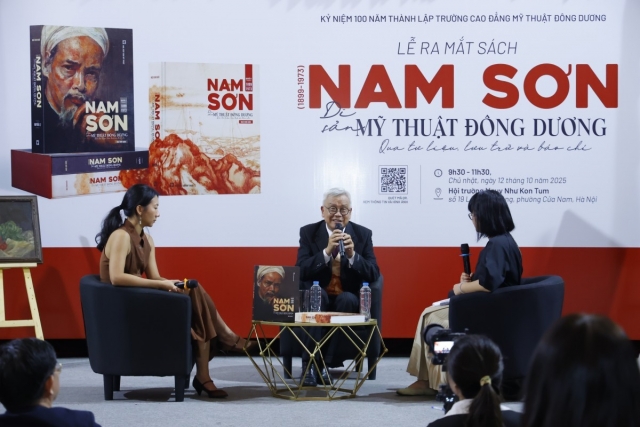 Ra mắt bộ sách về họa sĩ Nam Sơn và mỹ thuật Đông Dương
