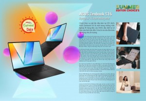 ASUS Zenbook S16: laptop AI 16 inch mỏng nhẹ nhất
