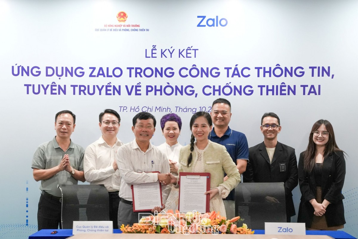 Zalo cùng Bộ Nông nghiệp & Môi trường ký kết thoả thuận hợp tác trong giai đoạn mới Zalo cùng Bộ Nông nghiệp & Môi trường ký kết thoả thuận hợp tác trong giai đoạn mới