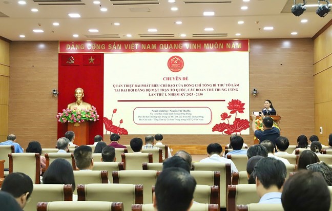 Mặt trận Tổ quốc Việt Nam triển khai chỉ đạo của Tổng Bí thư: Chấm dứt họp hành, tăng hành động Mặt trận Tổ quốc Việt Nam triển khai chỉ đạo của Tổng Bí thư: Chấm dứt họp hành, tăng hành động