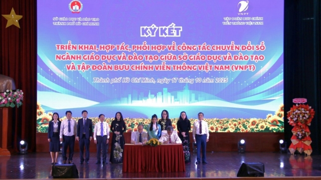 VNPT TP.HCM cùng Sở GD&ĐT chung tay thúc đẩy chuyển đổi số ngành giáo dục