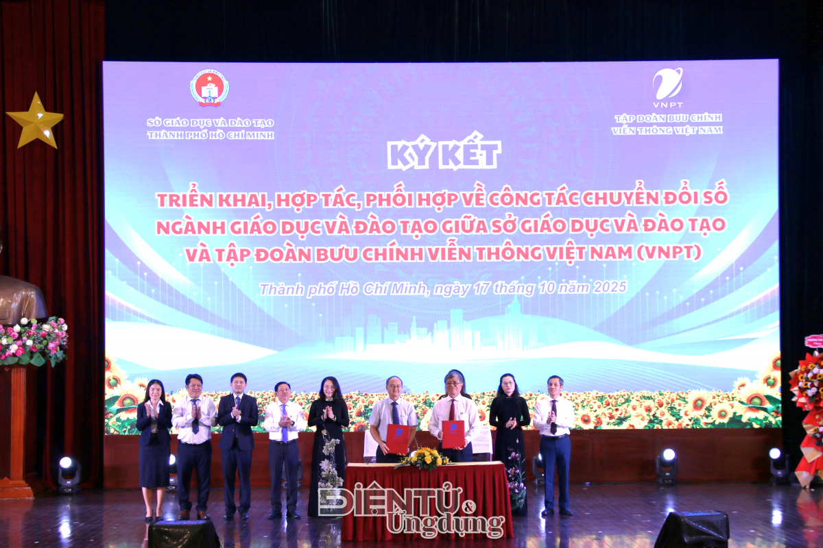 VNPT TP.HCM cùng Sở GD&ĐT chung tay thúc đẩy chuyển đổi số ngành giáo dục VNPT TP.HCM cùng Sở GD&ĐT chung tay thúc đẩy chuyển đổi số ngành giáo dục