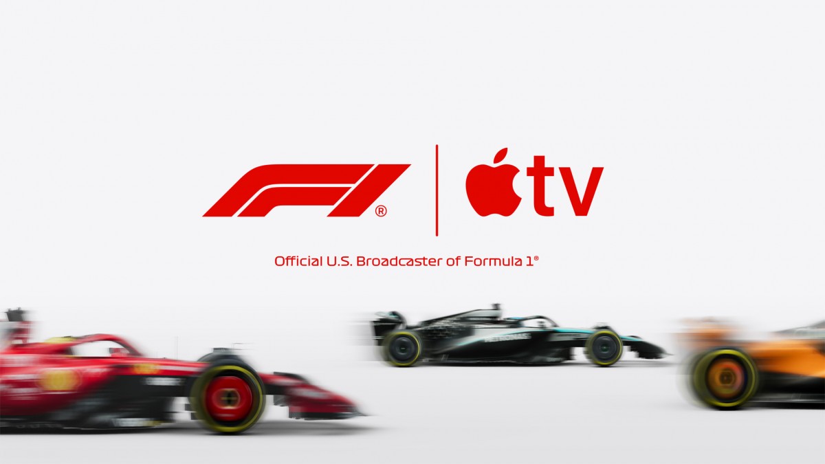 Cú bắt tay giữa Apple và Formula 1. Ảnh: Apple
