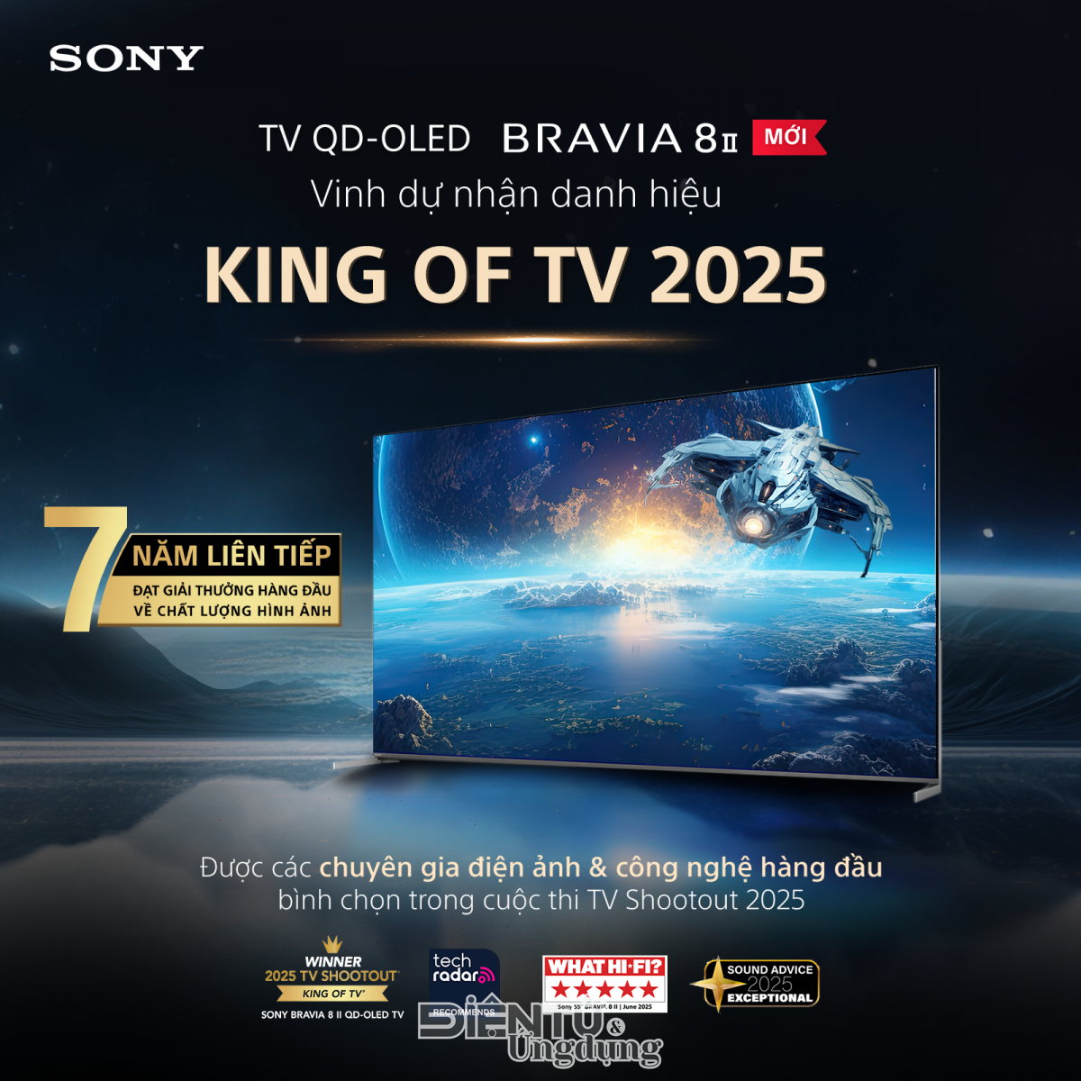 TV Sony tiếp tục giữ vững ngôi vương ở năm thứ 7 liên tiếp TV Sony tiếp tục giữ vững ngôi vương ở năm thứ 7 liên tiếp