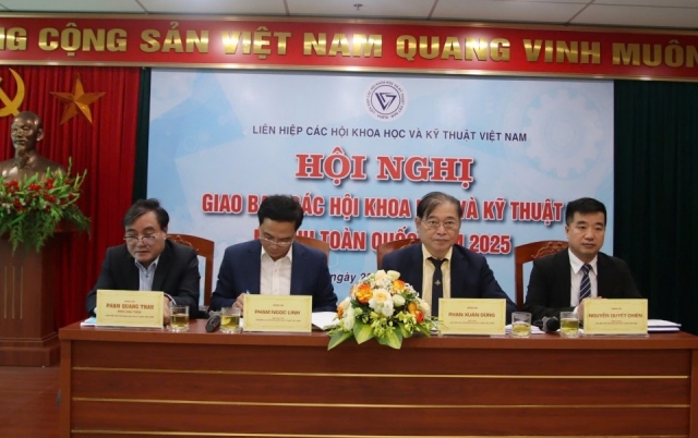 Hội nghị giao ban các Hội KH&KT ngành toàn quốc năm 2025: Đổi mới hoạt động và nâng cao hiệu quả phối hợp