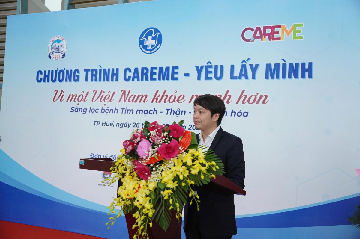 ‘CAREME – Yêu lấy mình’ khám sàng lọc Tim mạch – Thận – Chuyển hóa bằng AI cho hơn 1.000 người dân Huế ‘CAREME – Yêu lấy mình’ khám sàng lọc Tim mạch – Thận – Chuyển hóa bằng AI cho hơn 1.000 người dân Huế