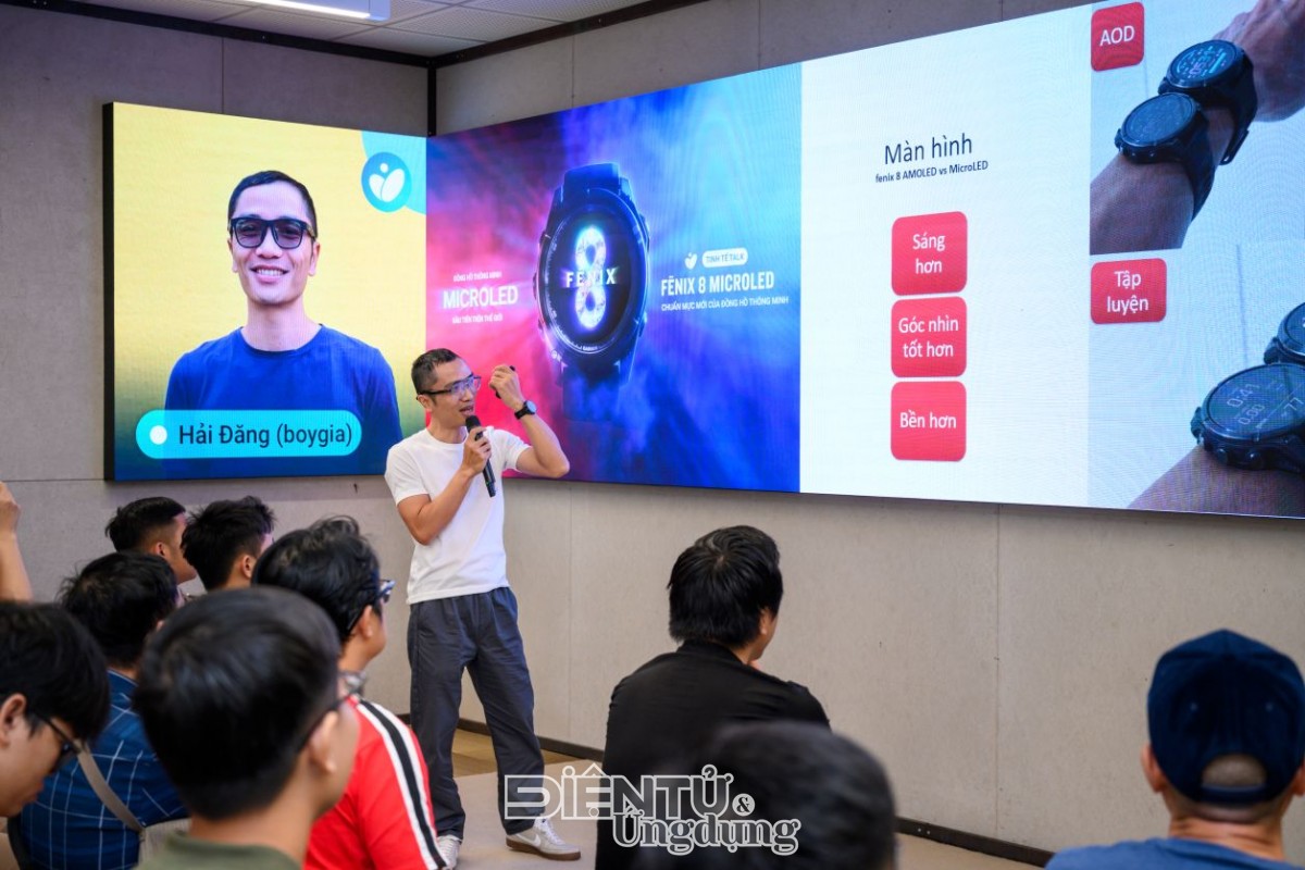 fēnix 8 MicroLED, chuẩn mực hiển thị mới của đồng hồ thông minh fēnix 8 MicroLED, chuẩn mực hiển thị mới của đồng hồ thông minh