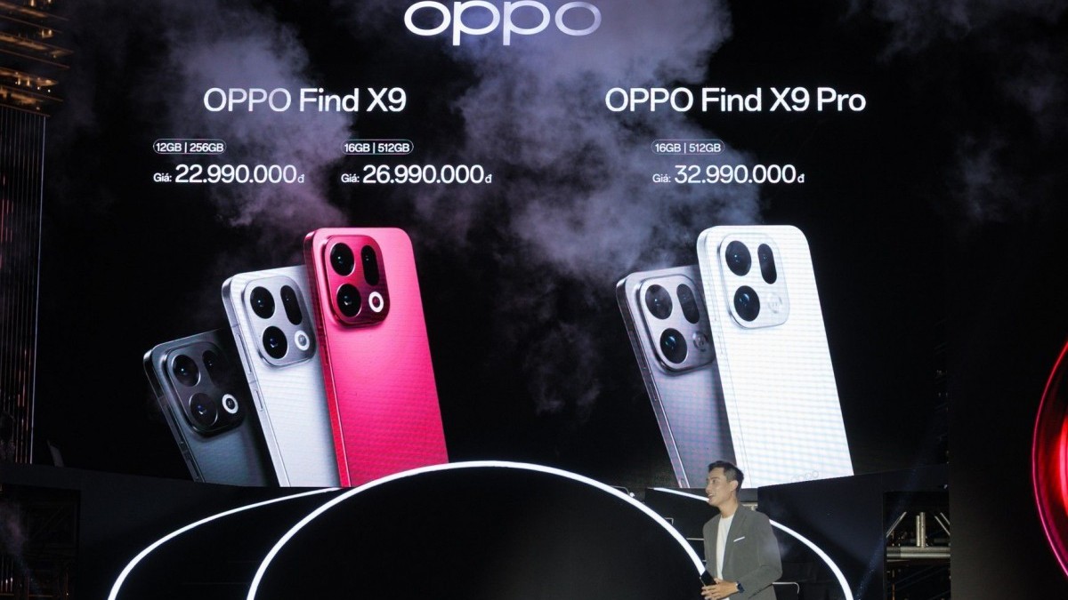 OPPO Find X9 Series chính thức ra mắt tại Việt Nam, giá từ 22,9 triệu đồng